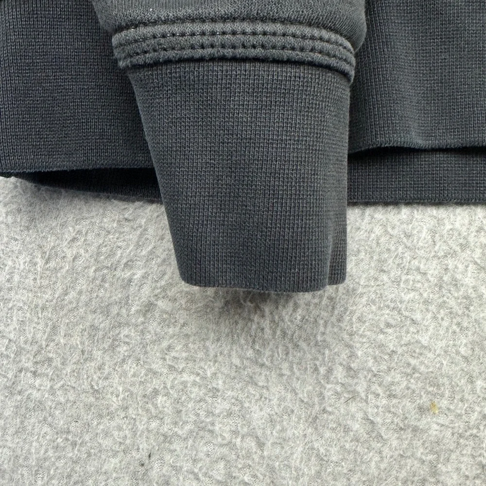 Nike Mens XL Embroidered Swoosh Hoodie Faded Black Pullover Fleece Sweatshirt